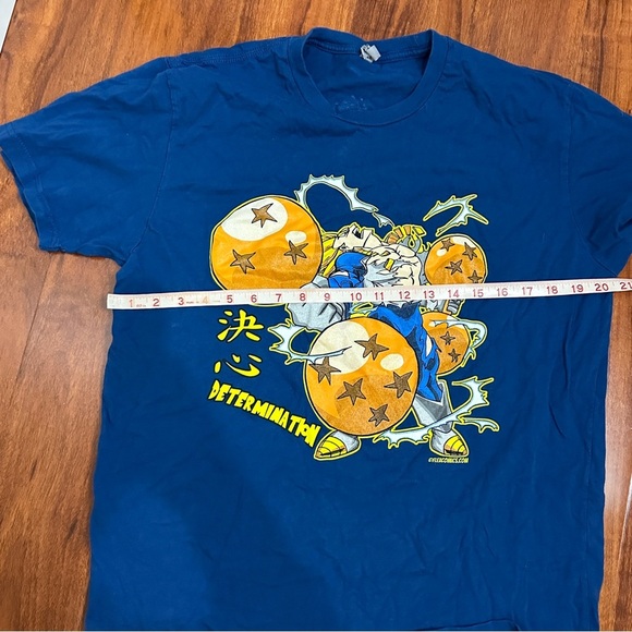 Dragonball Vegeta Determination Shirt Size Large - Picture 6 of 8